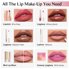 Color Nymph Makeup Kit with pink train case open