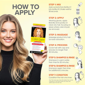 Color Oops Extra Conditioning Hair Color Remover 200g application process
