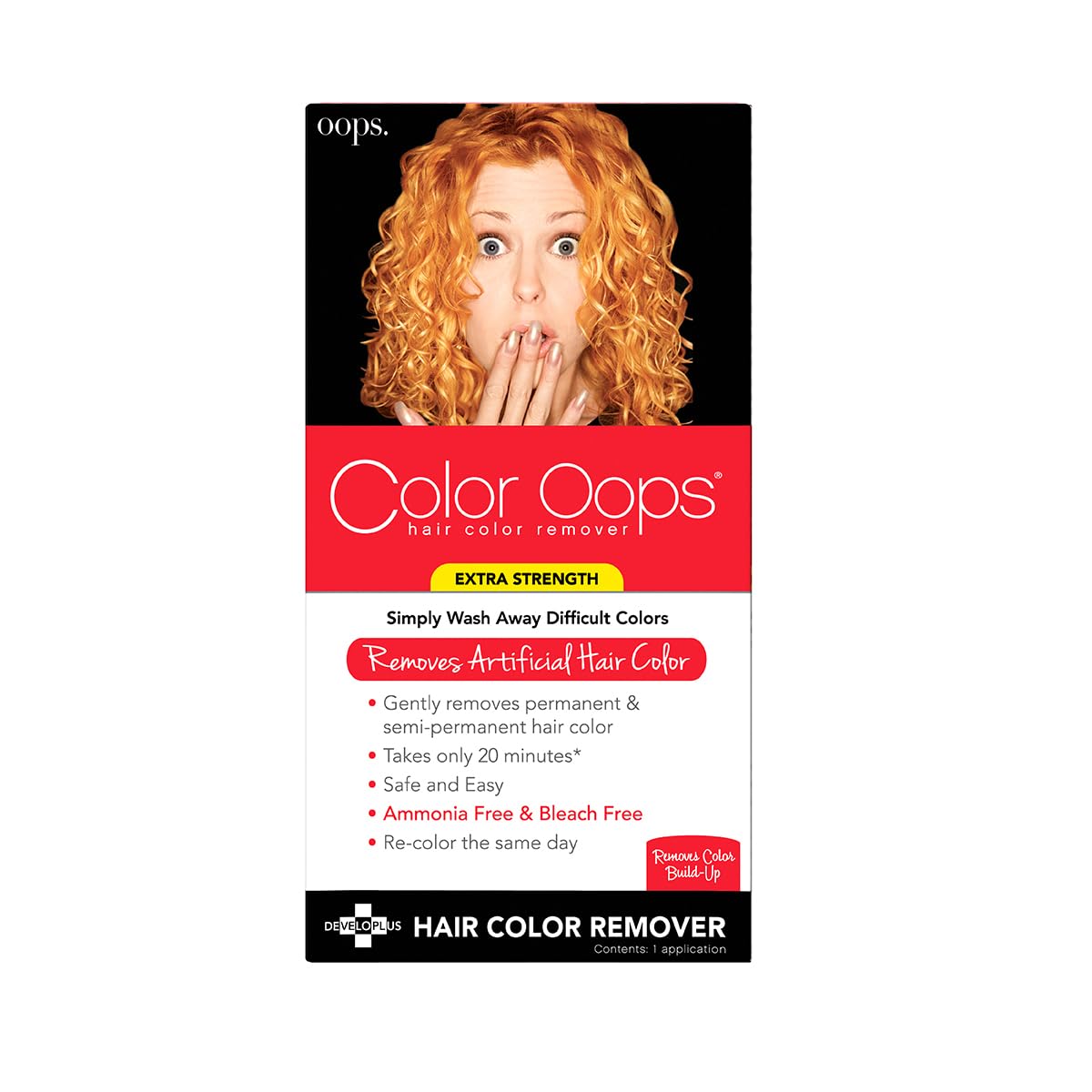 Color Oops Extra Strength Hair Color Remover front view