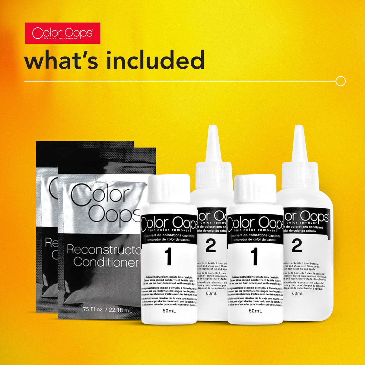 Color Oops Hair Color Remover packaging side view