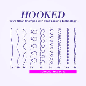 COLOR WOW Curl Wow Hooked Shampoo in a bathroom setting