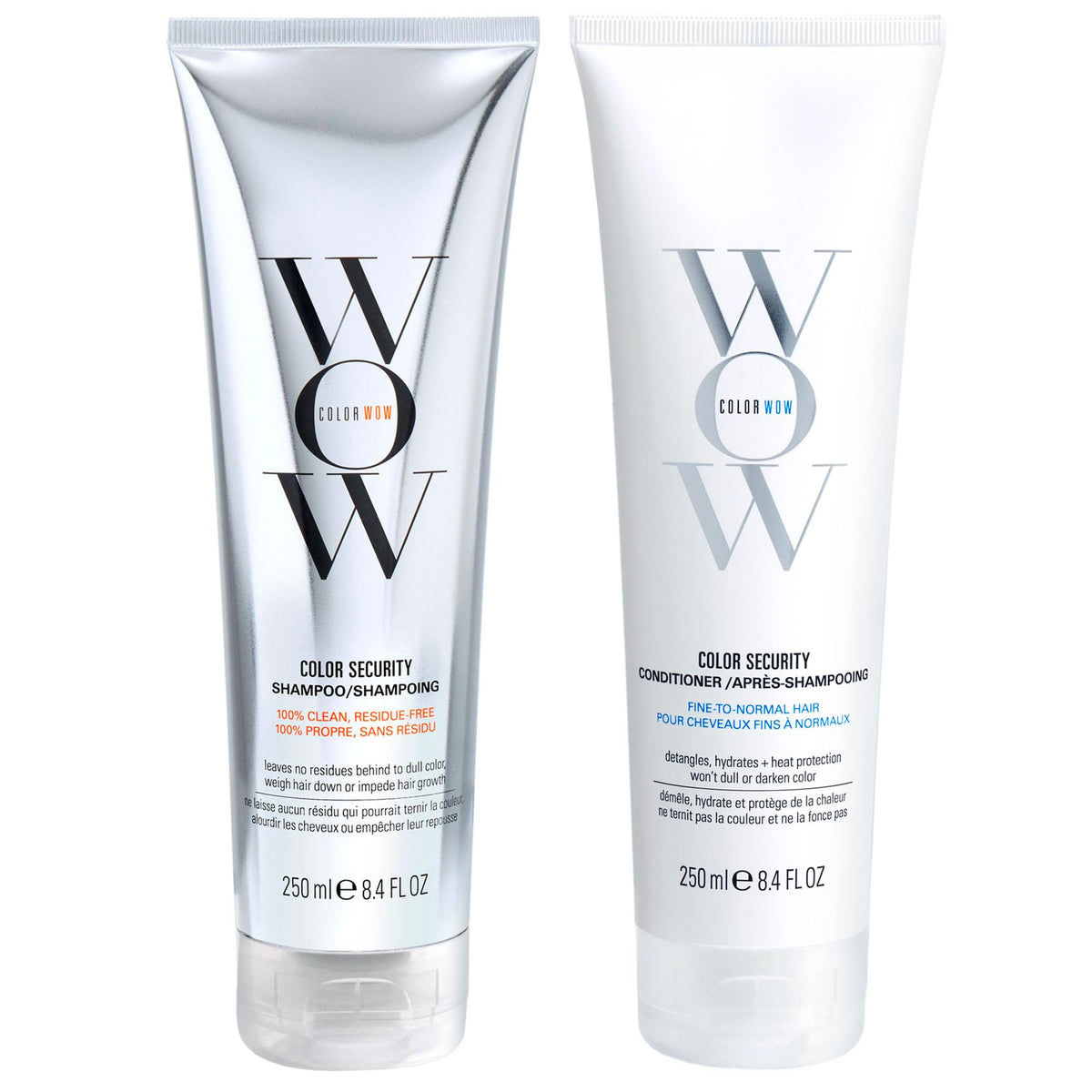 COLOR WOW Dream Clean Duo Shampoo and Conditioner Set front view