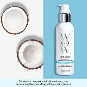 COLOR WOW Dream Cocktail Coconut on a vanity