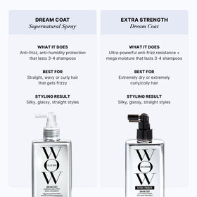 COLOR WOW Extra Strength Dream Coat 250g with hair styling tools
