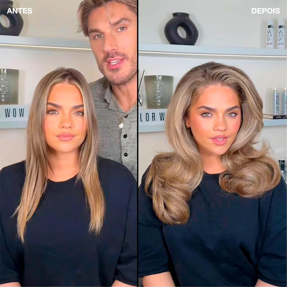 COLOR WOW Xtra Large Volumizer lifestyle scene with model using it