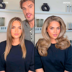 COLOR WOW Xtra Large Volumizer lifestyle scene with model using it