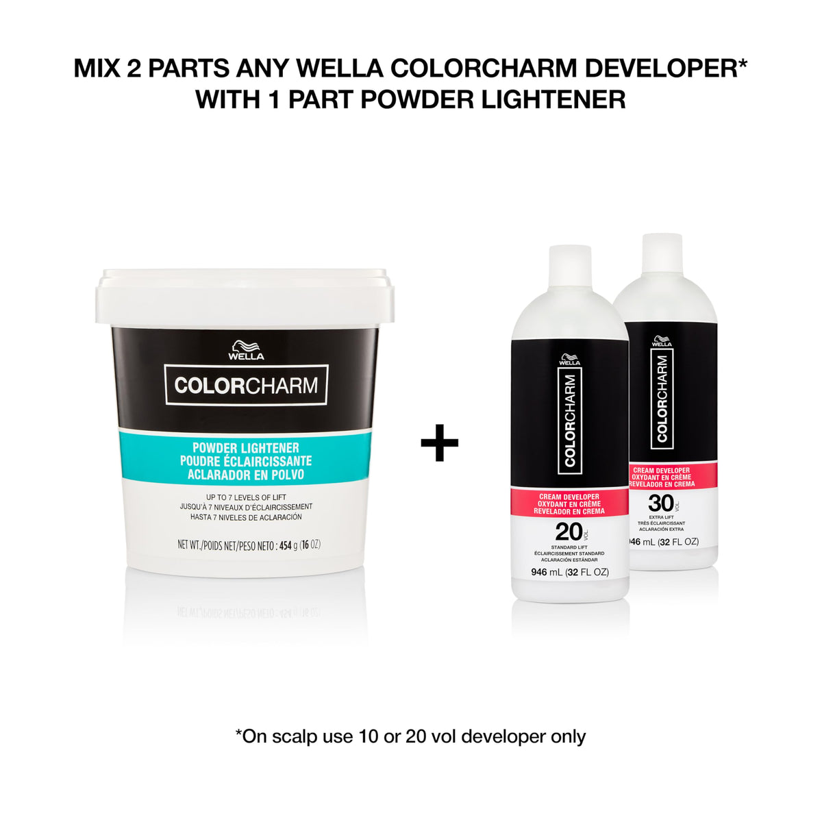 COLORCHARM Cream Hair Color Developer 20 Volume texture close-up