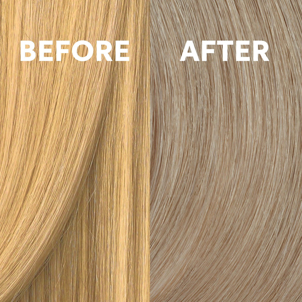 COLORCHARM Hair Toner range display with various shades