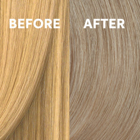 COLORCHARM Hair Toner range display with various shades