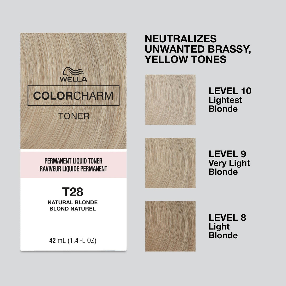 COLORCHARM Permanent Liquid Hair Toners packaging side view