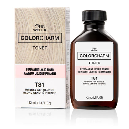 COLORCHARM T81 Intense Ash Blonde Permanent Liquid Toner front view