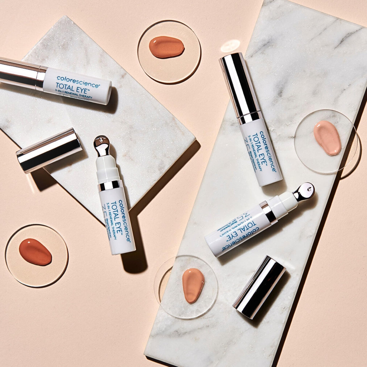 Colorescience Total Eye 3-in-1 Renewal Therapy SPF 35, Deep texture on skin