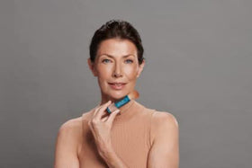 Colorescience Total Protection Brush-On Shield Bronze SPF 50 applied on skin