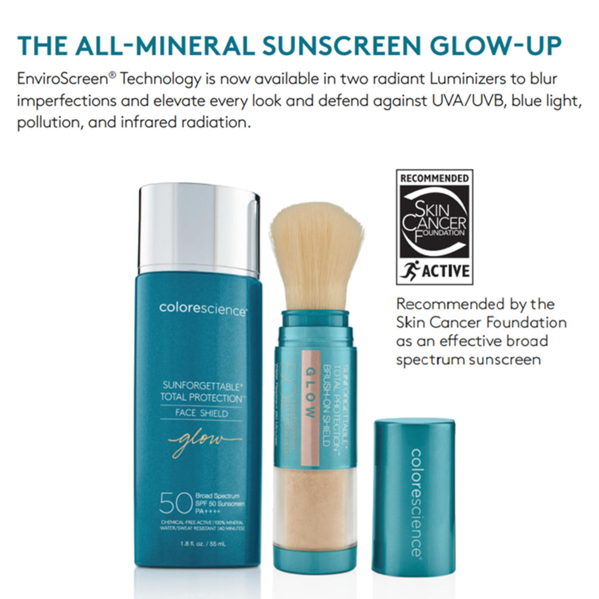 Colorescience Total Protection Face Shield Classic SPF 50 on a vanity