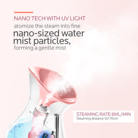 colorfarm facial steamer set displayed with all 17 tools