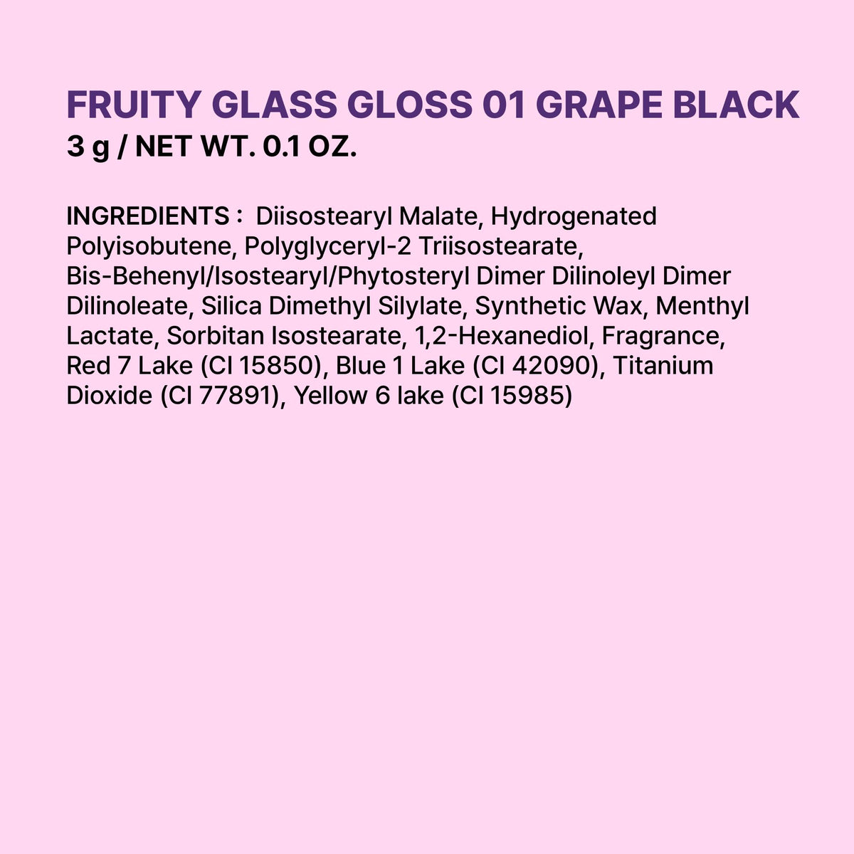 COLORGRAM Fruity Glass Gloss 06 Magic Cherry texture close-up