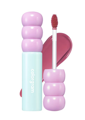 COLORGRAM Fruity Glass Tint 09 Heartful Mulberry front view with glossy finish