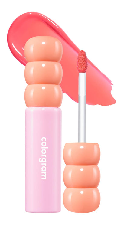 COLORGRAM Fruity Glass Tint 11 Bubbles Pink front view with packaging