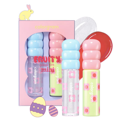 COLORGRAM Fruity Glass Tint Mini Set 02 Warm Duo front view
