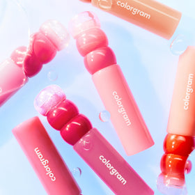 COLORGRAM Fruity Water Tint 02 Bunny Pink in beauty setup