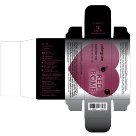COLORGRAM NUDE BLUR TINT 12 BLOODY PLUM in a beauty bag