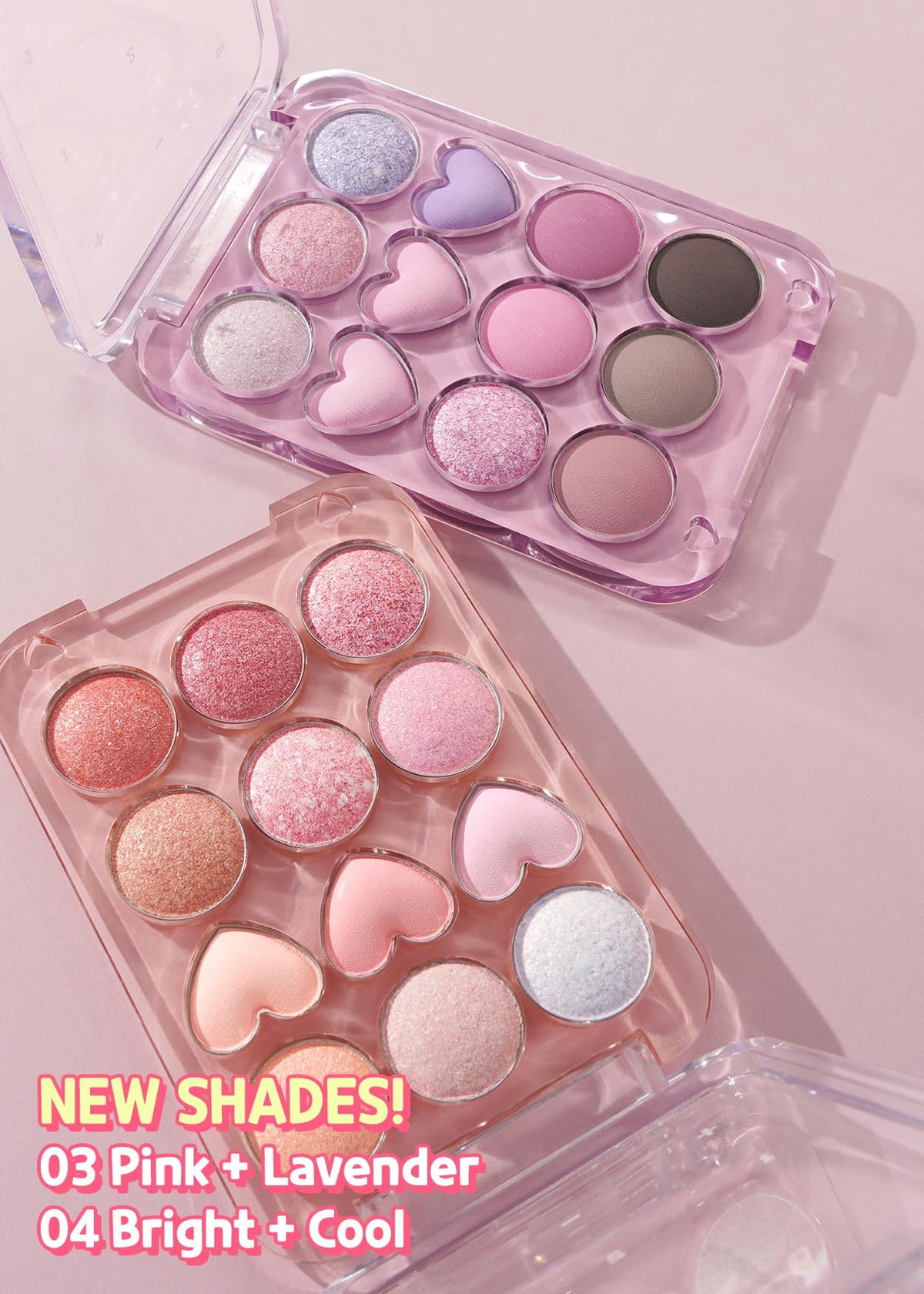 COLORGRAM Pin Point Eyeshadow Palette 04 Bright+Cool glitter shades