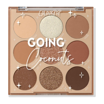 ColourPop Going Coconuts Eyeshadow Palette front view