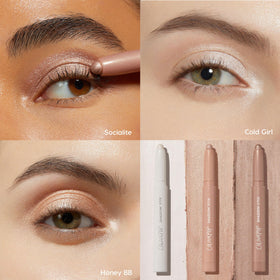ColourPop Metallic Neutrals Shadow Stix Makeup Kit with vibrant eye looks