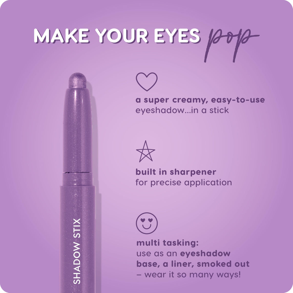 ColourPop Shadow Stix cream eyeshadow stick packaging
