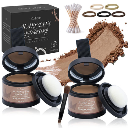 Comdian Hairline Powder 2 Pack in brown colour front view