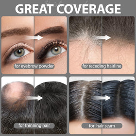 Comdian Hairline Powder application with sponge brush