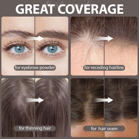 Comdian Hairline Powder application with sponge brush