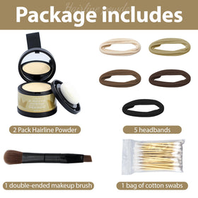 Comdian Hairline Powder compact design for travel