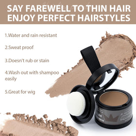 Comdian Hairline Powder Light Brown shade displayed