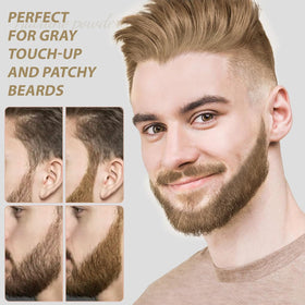 Comdian Hairline Powder on a vanity with makeup accessories