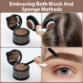 Comdian Hairline Powder showing application sponge