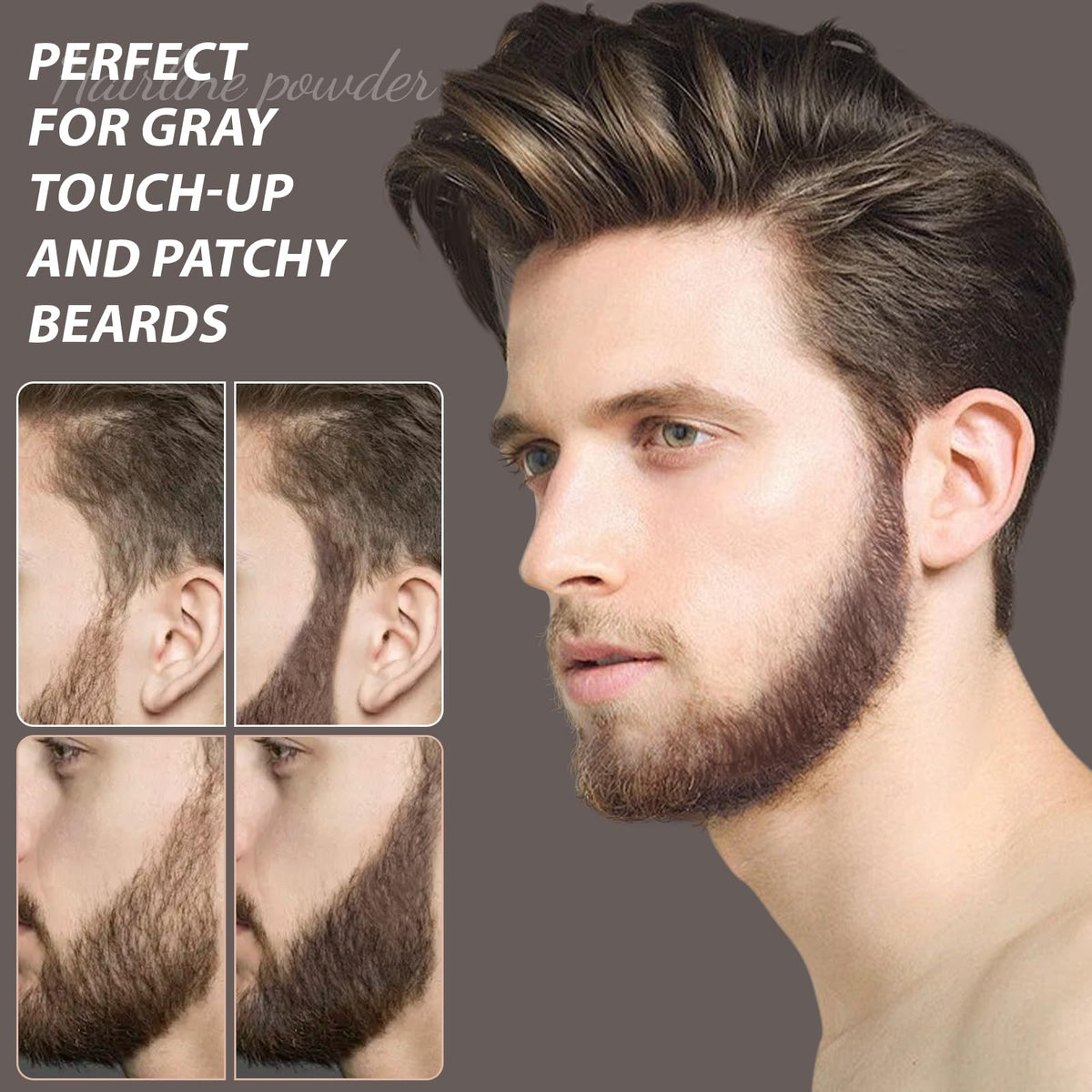 Comdian Hairline Powder with rubber bands and brush
