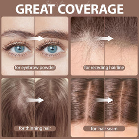Comdian Hairline Powder with rubber bands and makeup brush