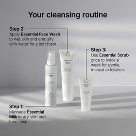 Comfort Zone Essential Face Wash 150 ml on bathroom counter