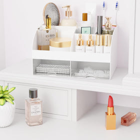 COMFYROOM Makeup Organizer in a stylish bedroom setting