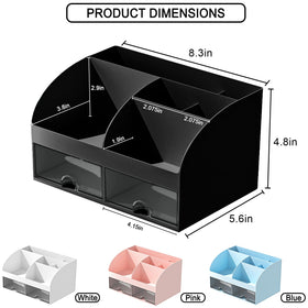 COMFYROOM Makeup Organizer showing transparent drawers