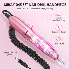 Compact design of SUBAY Electric Nail Drill