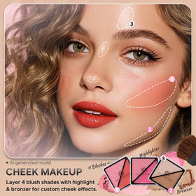 Compact mirror included in Color Nymph makeup set