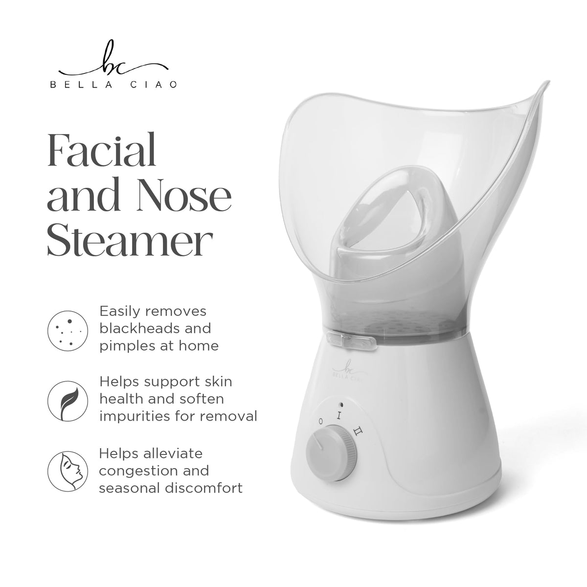 Complete 11-piece facial kit with steaming tools
