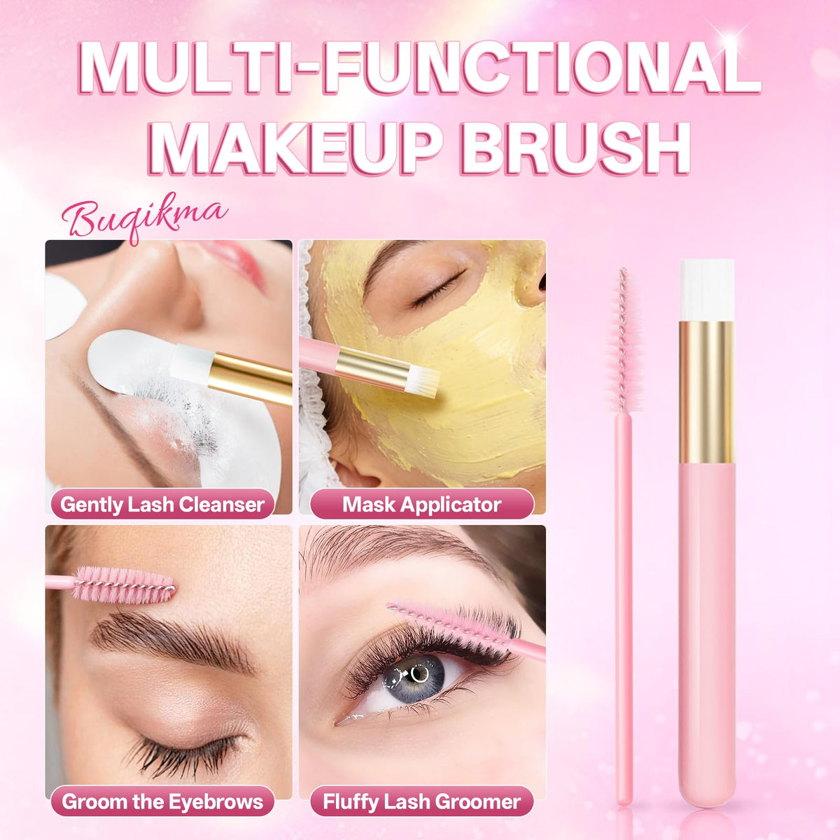 Complete Buqikma Lash Cleaning Kit set view