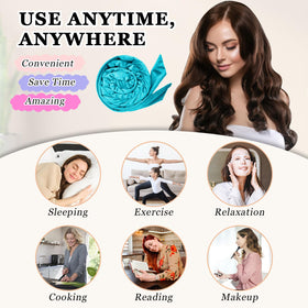 Complete Gwabee Heatless Curls gift set in packaging