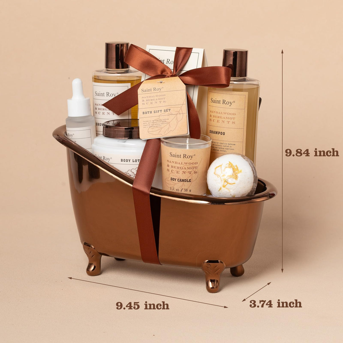 Complete men's self-care products in the basket