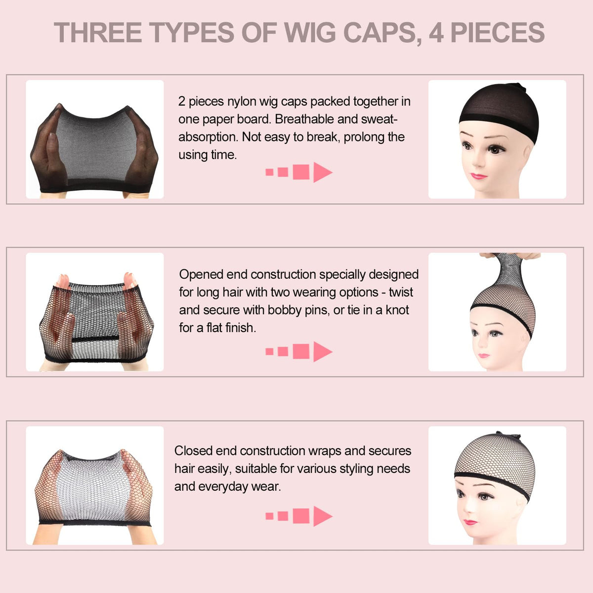 Complete package of SZCY LLC wig head set