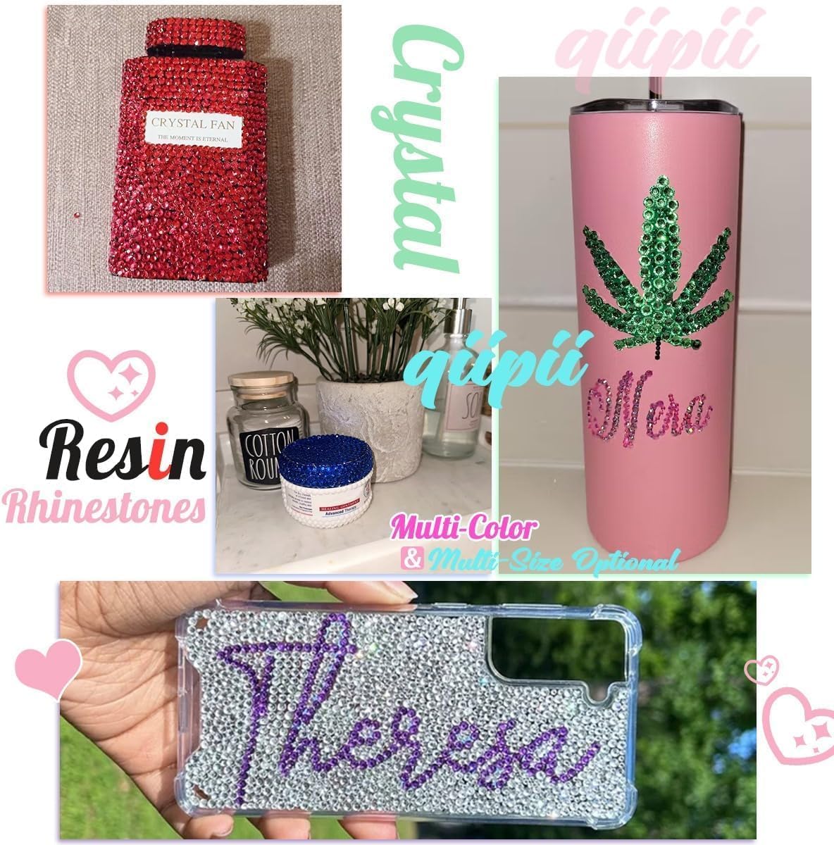 Complete qiipii Rhinestones Bedazzler Kit packaging