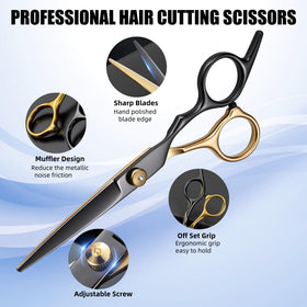 Complete WFOEJEJ hair cutting kit with accessories